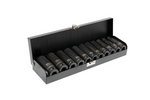 YATO YT-1054 lange slagdoppen 1/2" doppen, 11 stuks.