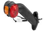 ASPÖCK SUPERPOINT II linker markeringslamp op een rubberen arm met zijkabel