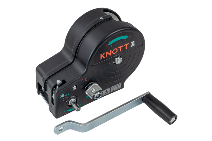 Handlier voor aanhanger KNOTT 6X0017.311 900kg met riem