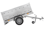 Tuinaanhanger 200 KIPP met steunwiel en BIS zijkanten