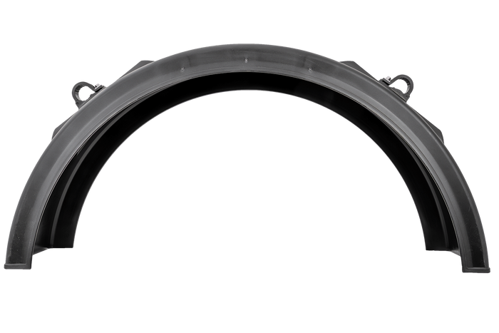 Spatbord voor aanhanger 19,5-22,5" DOMAR DK3075 1250/430mm wielkast met montagebeugels