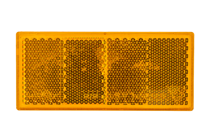 Reflector oranje reflectorlamp voor aanhangers, 90 x 40 mm