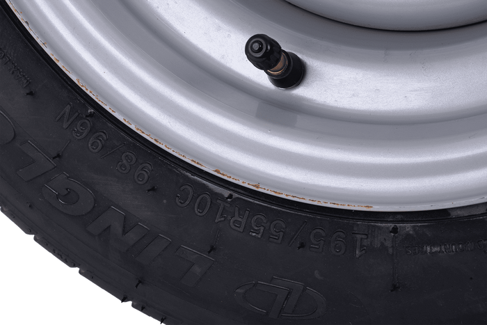 OUTLET Versterkt wiel voor aanhangwagen BAND LINGLONG 195/55 R10C 98/96N VELG UNITRAILER 6Jx10&quot; 5x112 ET:-4