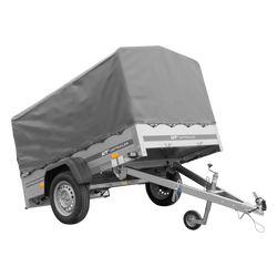Lichte aanhanger Garden Trailer 201 Unitrailer met complete huif en neuswiel 200×125 MTM 750 kg