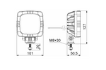 HORPOL ROCA LZD 2806 LED-koplamp met 2 functies, universeel, inclusief houder
