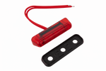 FRISTOM FT-081 LED-markeringslamp, rood, universeel