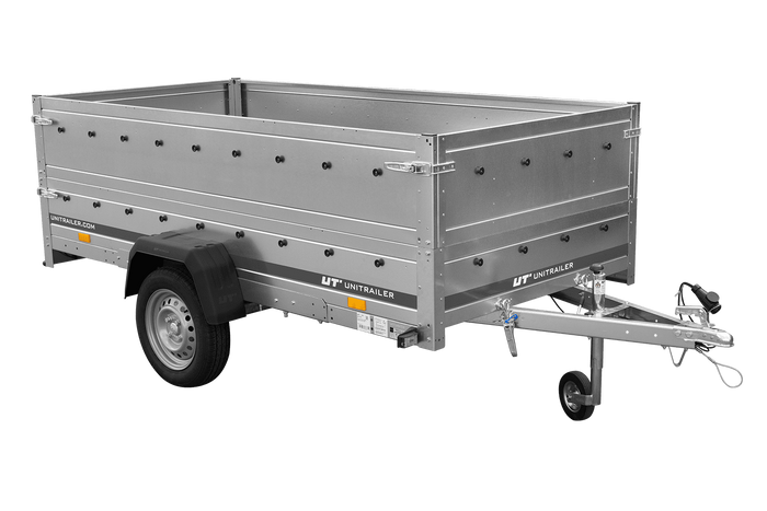Lichte aanhangwagen 264x125 UNITRAILER GARDEN 264 KIPP met BIS zijwanden