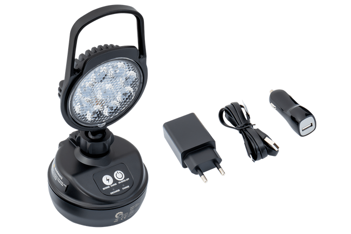 TruckLED LED werklamp L0159 9xLED oplaadbare magneet
