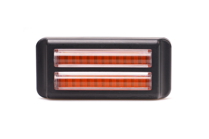 Waarschuwingslamp WAŚ 2469 W284 LED knipperlamp oranje MASTER/SLAVE