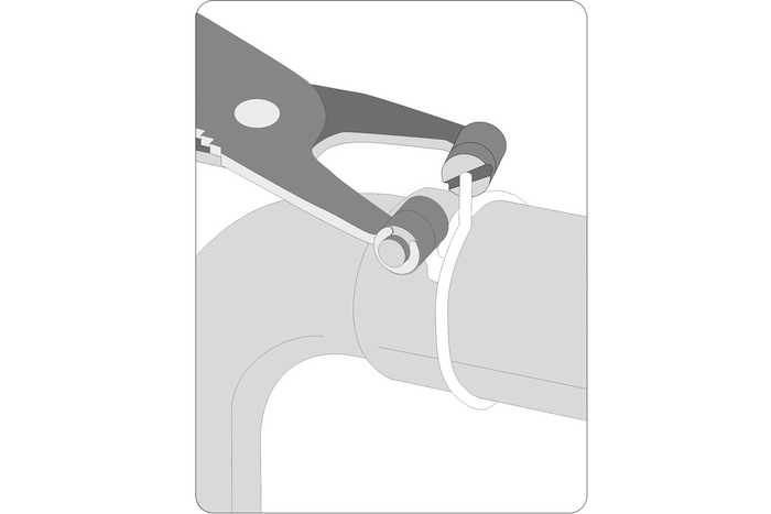 Rechte tang voor YATO YT-0650 expansieklemmen