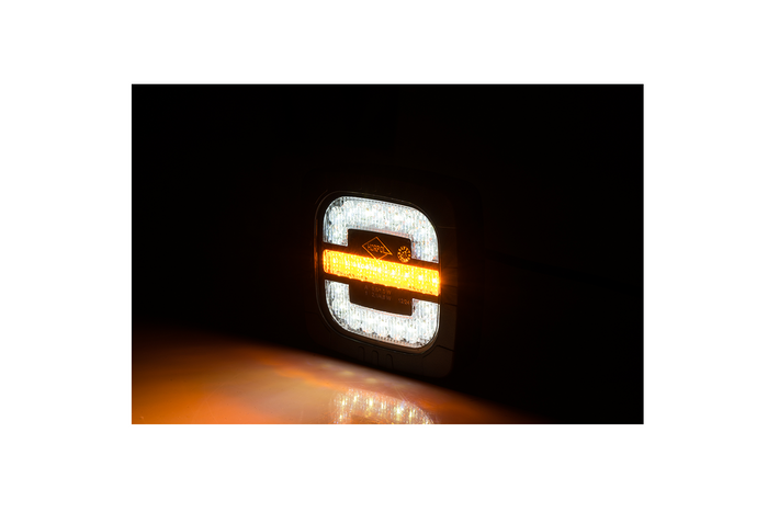 HORPOL ROCA LZD 2806 LED-koplamp met 2 functies, universeel, inclusief houder