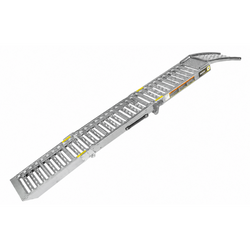 UNITRAILER ALR005 opklapbare stalen oprijplaat voor aanhanger, 200 cm, 250 kg