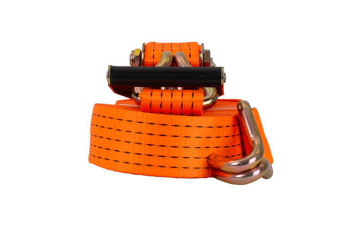 UNITRAILER 15m/50mm/5t oranje spanband met spanner