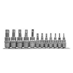 Set van twaalf TORX-sleutels op een rail YATO YT-04331