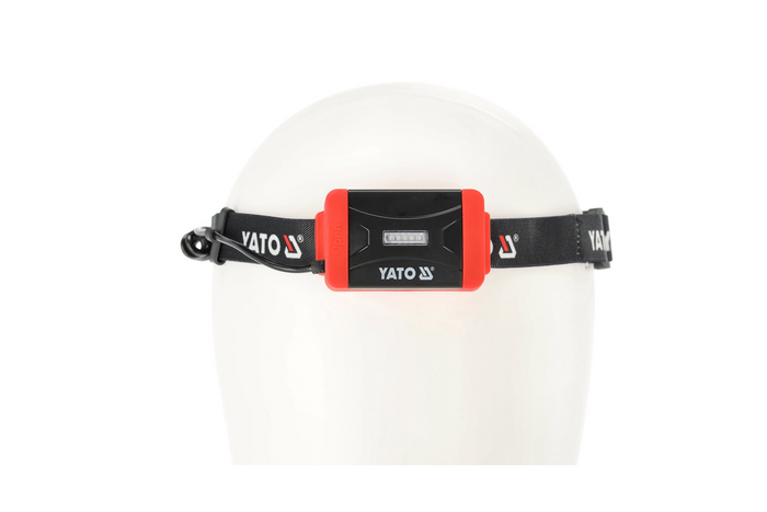 YATO YT-08596 LED-koplamp, achterlicht met waarschuwingsfunctie, 500lm 