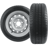 Set van twee versterkte wielen voor een aanhanger LINGLONG TIRE 195/50 R13C 104/101N UNITRAILER RIM 5.5Jx13" 5x112 ET:30