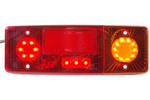 Achterlicht WAŚ WE551DP 484 LED 4 functies rechts