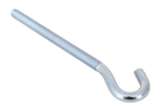 DROMET HZ M8x140 schroefhaak met open uiteinde (gebogen)