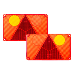 Achterlichtkappen WAŚ W21L+W21P links+rechts