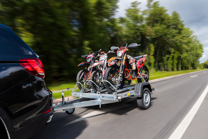 Motortrailer voor drie motoren UNITRAILER MOTO 3