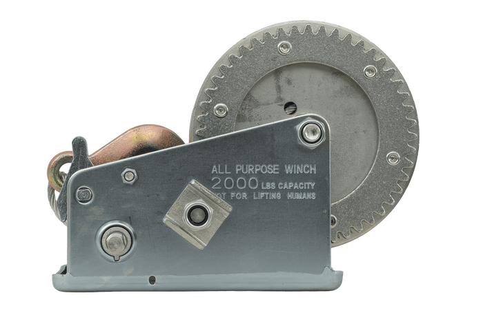 KNOTT 6X0017.008 handlier voor 900kg aanhanger met staalkabel