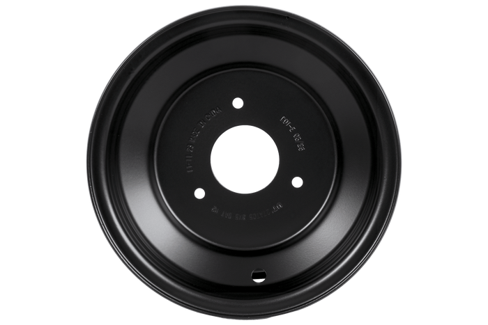 UNITRAILER stalen velg zwart 5ATx8"H2 3x90 ET:-11.23