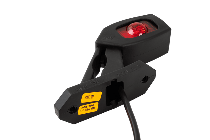 HORPOL LD 2109/P LED rechts markeringslamp op een rubberen arm