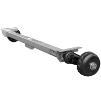 KNOTT VGB13M geremde as voor aanhanger/autotransporter 1350 kg 1510 mm 1880 mm 5x112