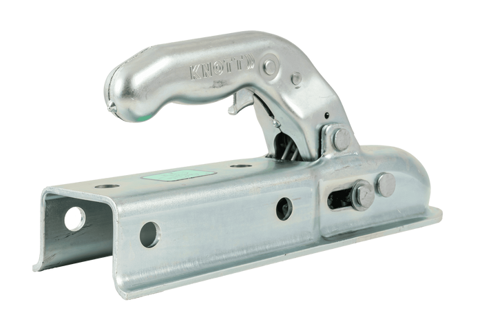 KNOTT KQ14-B kogelkoppeling 1400 kg voor aanhanger met vierkante dissel 60 mm