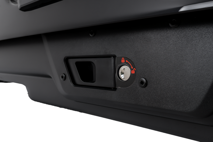 Inter Pack Monsun PRO M dakkoffer, zwart metallic