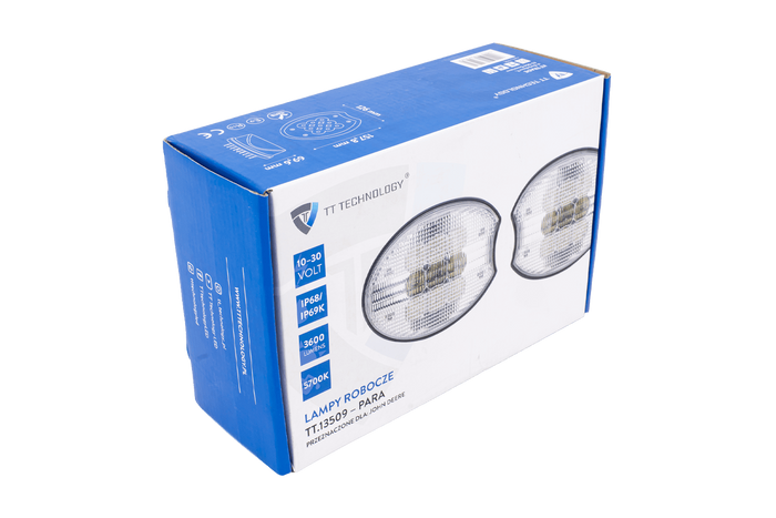 TT Technology complete set LED werklampen reflector TT.13509 9xLED 3600lm voor John Deere