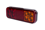 Lampa zespolona tylna (lewa/prawa), HOR 126: pozycyjne tylne, hamowania, kierunkowskaz tylny, odblask, LED 12/24 V, przewód 4x0,5 mm2, długość 2m