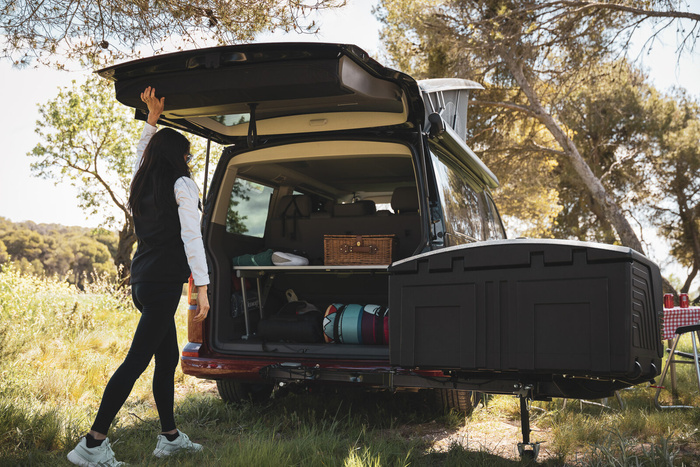 Towbox V3 Camper zwart - bagagebox voor op de trekhaak