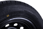 OUTLET Aanhangwagenwiel BAND LINGLONG 155/70 R13 75N VELG UNITRAILER zwart 4Jx13" 4x100 ET:30