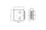 KAMAR L1070-C achterlicht met 3 functies, universeel