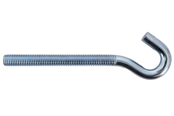 DROMET HZ M12x165 schroefhaak met open uiteinde (gebogen)