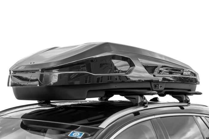 Inter Pack Monsun PRO M dakkoffer, zwart metallic