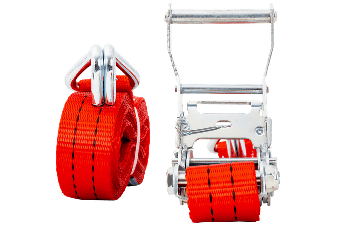 UNITRAILER 6m/35mm/2t rode transportband met spanner