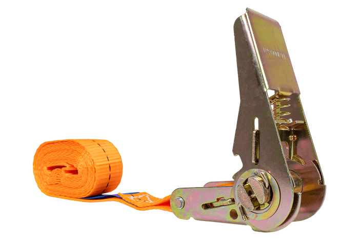 UNITRAILER eendelige spanband met spanner voor het vastzetten van 3m/25mm/1t