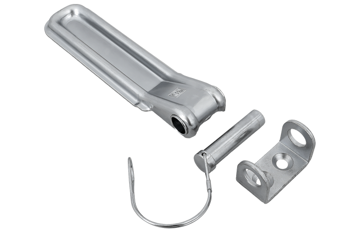 Zijscharnier met handgreep en grendel WINTERHOFF BSCH 10-17-220+BSCHG 10-17-B+BSCHG 10-17-B complete aanhangerzijmontage