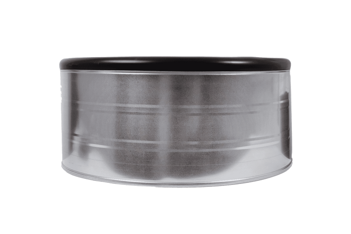 Dubbel spatbord voor aanhanger 16-17,5" DOMAR DK7135 wielkast 1000/450mm metaal met rubberen rand