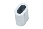 Aluminium connector voor touwen DROMET ZLA10 bus voor touwen 10mm
