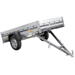 Aanhangwagen met aluminium zijwanden 230x125 Unitrailer Garden 230 KIPP ALU