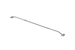 Platte dekzeilbeugel voor ProPlus-aanhanger 340918V01, verstelbaar van 152 tot 220 cm.