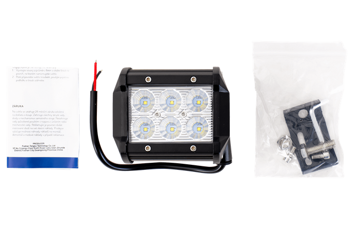 TT TECHNOLOGY LED werklamp reflector TT.28018F 6xLED 1300lm