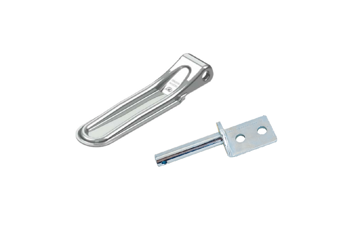 Zijscharnier met handgreep STEELPRESS ZW-01.270A+UZ-01B complete aanhangerzijmontage