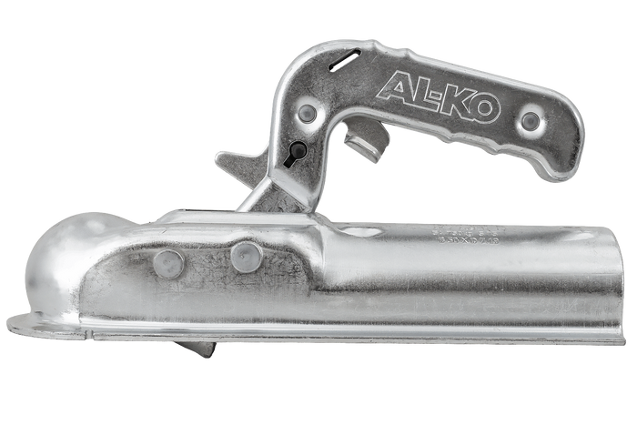 AL-KO AK7 PLUS kogelkoppeling voor een aanhanger van 750 kg met een 50 mm buisvormige dissel.
