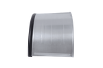 Dubbel spatbord voor aanhanger 17,5-19,5" DOMAR DK7140 wielkast 1000/500mm metaal met rubberen rand