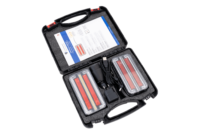 TT Technology TT.12028B-DI LED-achterlichten 3 functies links+rechts, draadloos, magnetisch