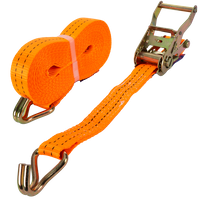 UNITRAILER 10m/35mm/2t oranje spanband met spanner